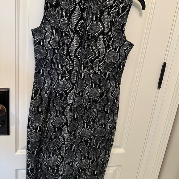 CALVIN KLEIN black/white dress US 12 - Picture 3 of 5